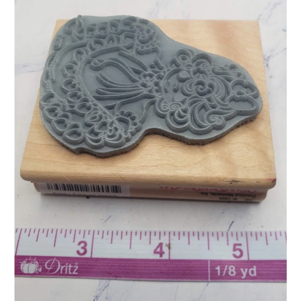 Precious Moments So Many Hearts Stampendous UV009 Wood Mounted Rubber Stamp